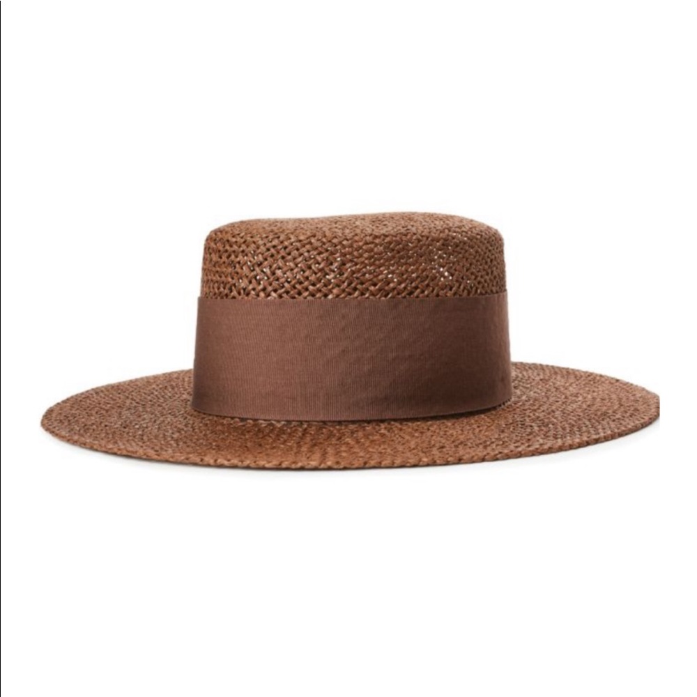 Brixton Dara Hat-Brown Size small